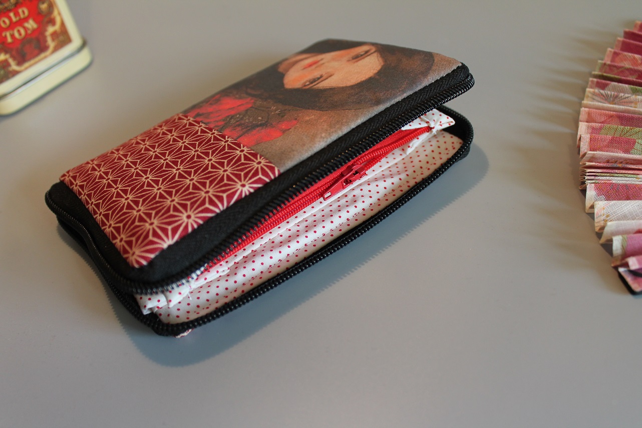 5.5\" zippered Cards and coins wallet - special7